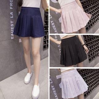 A-line Mini Pleated Skirt