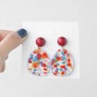 Print Acetate Dangle Earring