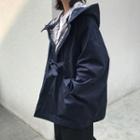 Loose-fit Hooded Jacket - 2 Colors