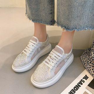 Rhinestone Athletic Sneakers
