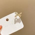 Rhinestone Butterfly Ear Cuff E4847 - Gold - One Size