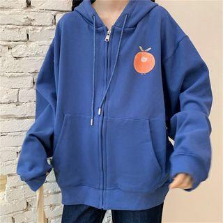 Print Zip-up Hoodie