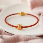 Money Bag Stainless Steel Red String Bracelet