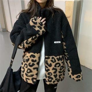 Long-sleeve Fleece Panel Jacket