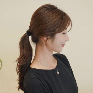 Set Of 5: Basic Hair Tie Black - One Size