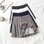 High Waist Pleated Skirt / Sweatshorts