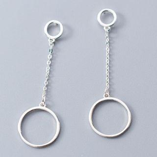 925 Sterling Silver Dangle Earring 1 Pair - S925 Silver - As Shown In Figure - One Size
