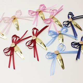 Ribbon Hair Clip / Hair Tie / Set