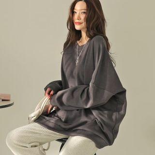 Oversized Napped Sweatshirt