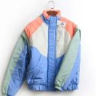 Color Block Detachable Jacket