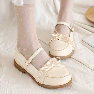 Bow Strap Loafers