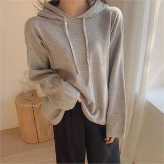 Drop-shoulder Boxy-fit Hoodie