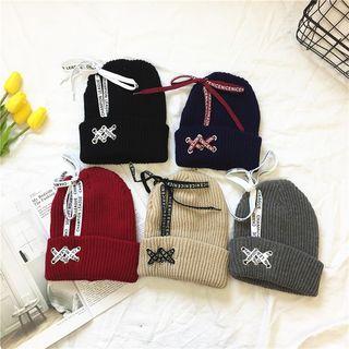 Lace-up Beanie