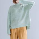 Turtleneck Sweater Emerald - One Size