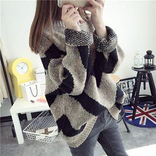 Oversized Chevron Sweater