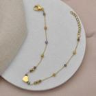 Heart Bead Bracelet Gold - One Size