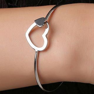Heart Bangle 01 - 10459 - As Shown In Figure - One Size