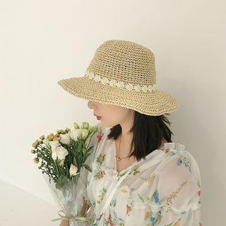 Straw Hat Beige - One Size