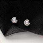 Rhinestone Faux Pearl Earring 1 Pair - Earrings - One Size