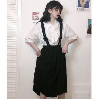 Elbow-sleeve Shirt / Jumper Skirt