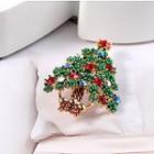 Christmas Tree Brooch As Shown In Figure - One Size