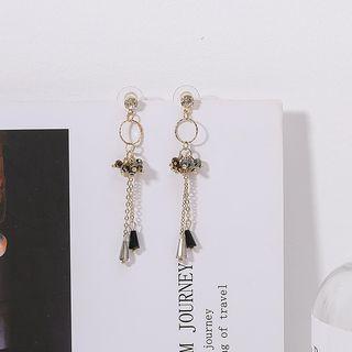 Bead Dangle Earring S925 Silver Needle - As Shown In Figure - One Size