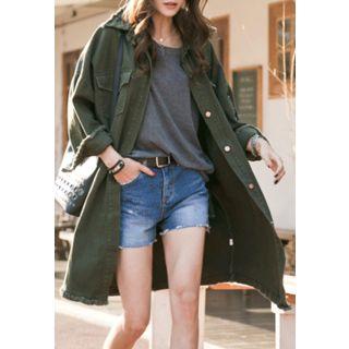 Frey-trim Appliqu  Safari Jacket