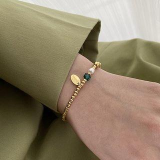 Freshwater Pearl Stainless Steel Bracelet