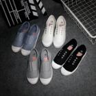 Canvas Laceless Sneakers
