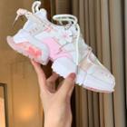 Cherry Blossom Platform Lace-up Sneakers