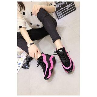 Platform Contrast Sneakers