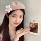 Flower-accent Beret