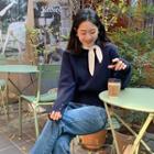 Button-detail Woolen Sweater