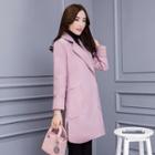 Snap Button Quilted-lining Coat