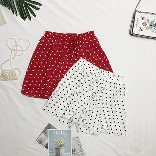 Drawcord Dotted Skorts