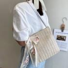 Lace Bow-accent Tote Bag