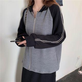 Raglan Zip Jacket / Midi Skirt