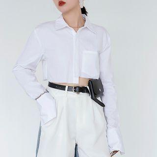 Irregular Crop Shirt