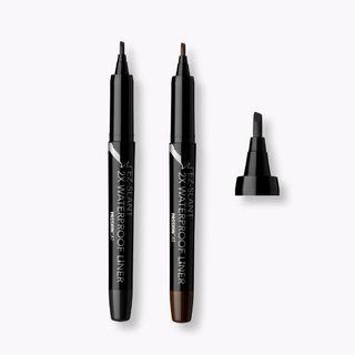 Passioncat  - Ez-slant 2x Waterproof Liner - 2 Colors #02 Brown