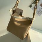Two-way Square Pleather Shoulder Bag
