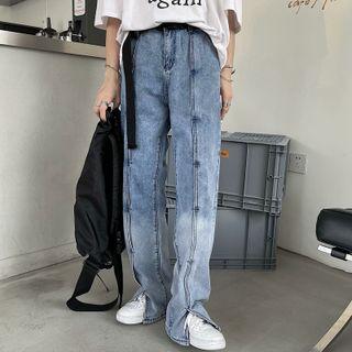 Straight-leg Gradient Jeans