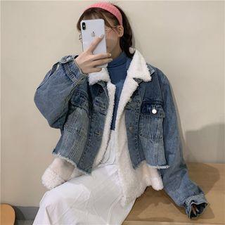 Shearling Denim Jacket
