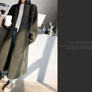 Reversible Sherpa Fleece Zip Coat