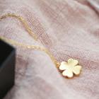 Clover Necklace Gold - One Size