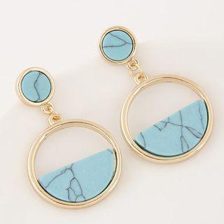 Turquoise Hoop Earring