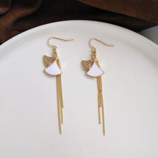 Fan Fringe Dangle Earring / Clip-on Earring
