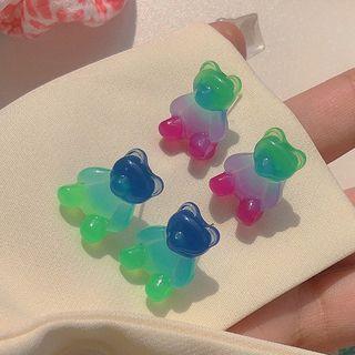 Gradient Bear Earring