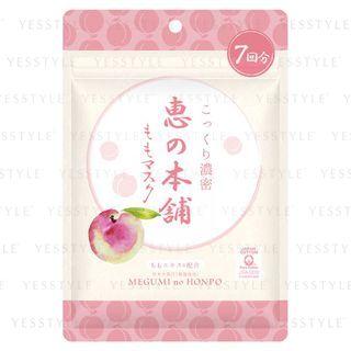 Megumi No Honpo - Fruit Mask Thigh (super Moist) Peach Scent) 7 Pcs