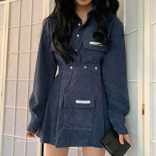 Corduroy Shirt / Mini Skirt