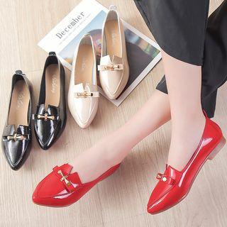 Pointed Patent Loafers